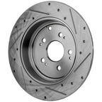 Disc Brake & Pad Kit for Honda Ridgeline (2006–2014) Cross-drilled