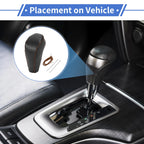 Gear Shift Knob Cover for Chevrolet Cruze (2011–2015) Black Carbon Fiber