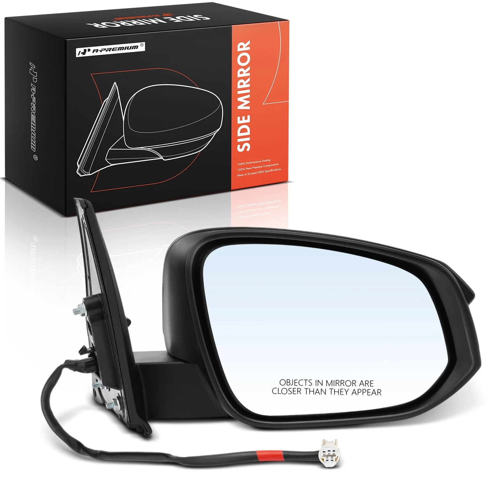 Passenger Power Mirror w/ Power Fold Heated for Toyota 4Runner (2014–2023)