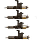 Set of 4 Common Rail Injectors 8-98280697-1 295900-0640 for Isuzu 4HK1 6HK1