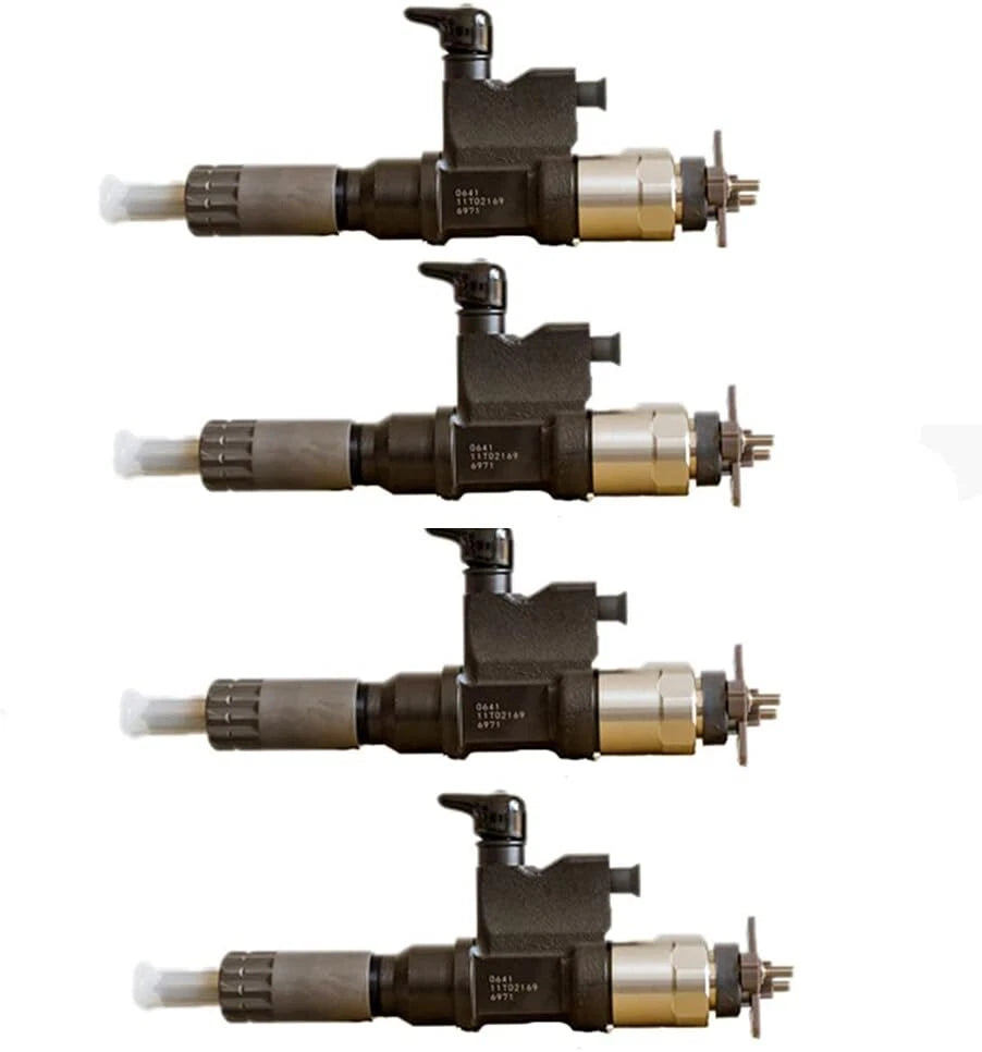 Set of 4 Common Rail Injectors 8-98280697-1 295900-0640 for Isuzu 4HK1 6HK1