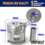 Overhaul Rebuild Kit 3TN84TL for Yanmar 3TN84 (Takeuchi TB035)