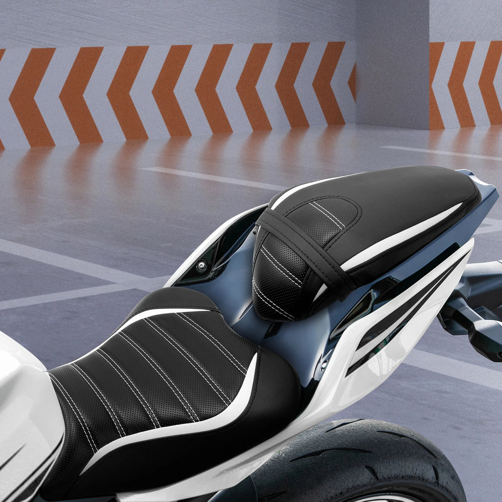 Rider Driver Passenger Seat for Kawasaki Ninja 400 Z400 (2018–2023) Black