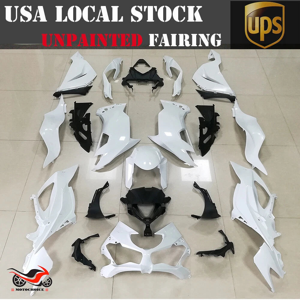 Unpainted Fairing Kit for Kawasaki Ninja ZX-6R (2019–2023) ABS Bodywork