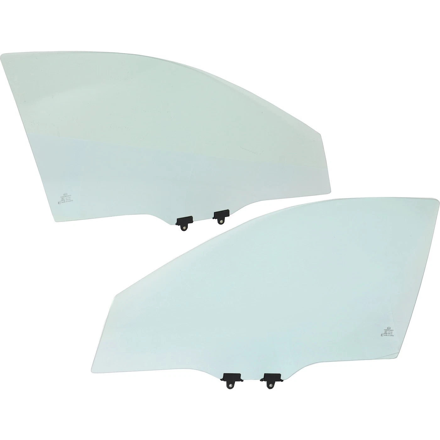 Set of 2 Door Glass for Honda Accord 4-Door (2008–2012)
