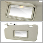 Driver Side Sun Visor Shade for Nissan Murano (2009–2014) w/ Mirror Gray