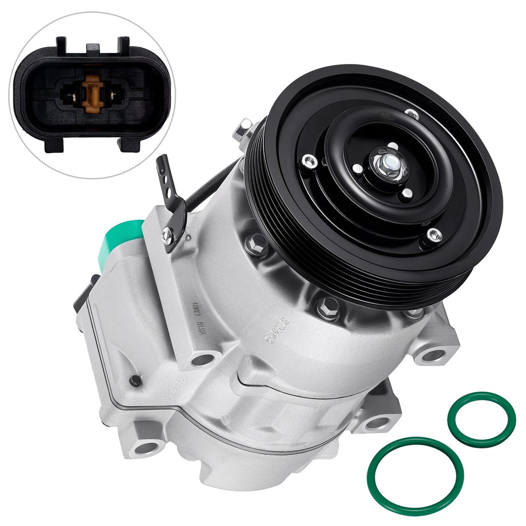 AC Compressor 6-Groove for Kia Sorento (2011–2013) & Santa Fe (2014–2015)