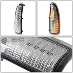 Chrome Amber LED Tow/Side Mirror Running Signal Light for Ford Superduty (2000–2007)