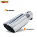 Exhaust Tip for Universal Fit (15" Slant, 4" Inlet, 6" Outlet)