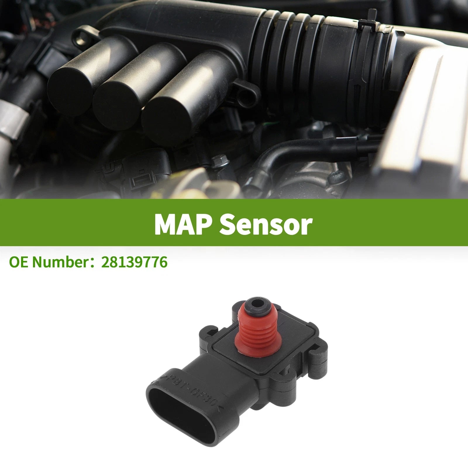 MAP Sensor for Chevrolet Express 2500 (2010–2014) - Part No. 28139776