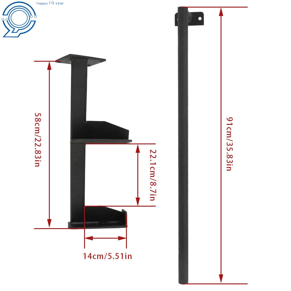 3 Step Boat Trailer Steps Universal
