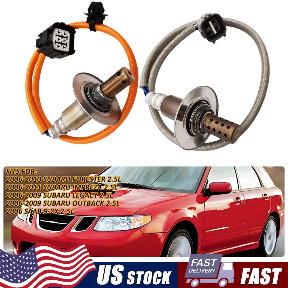 Set of 2 Oxygen Sensors for Subaru Forester Impreza Legacy 