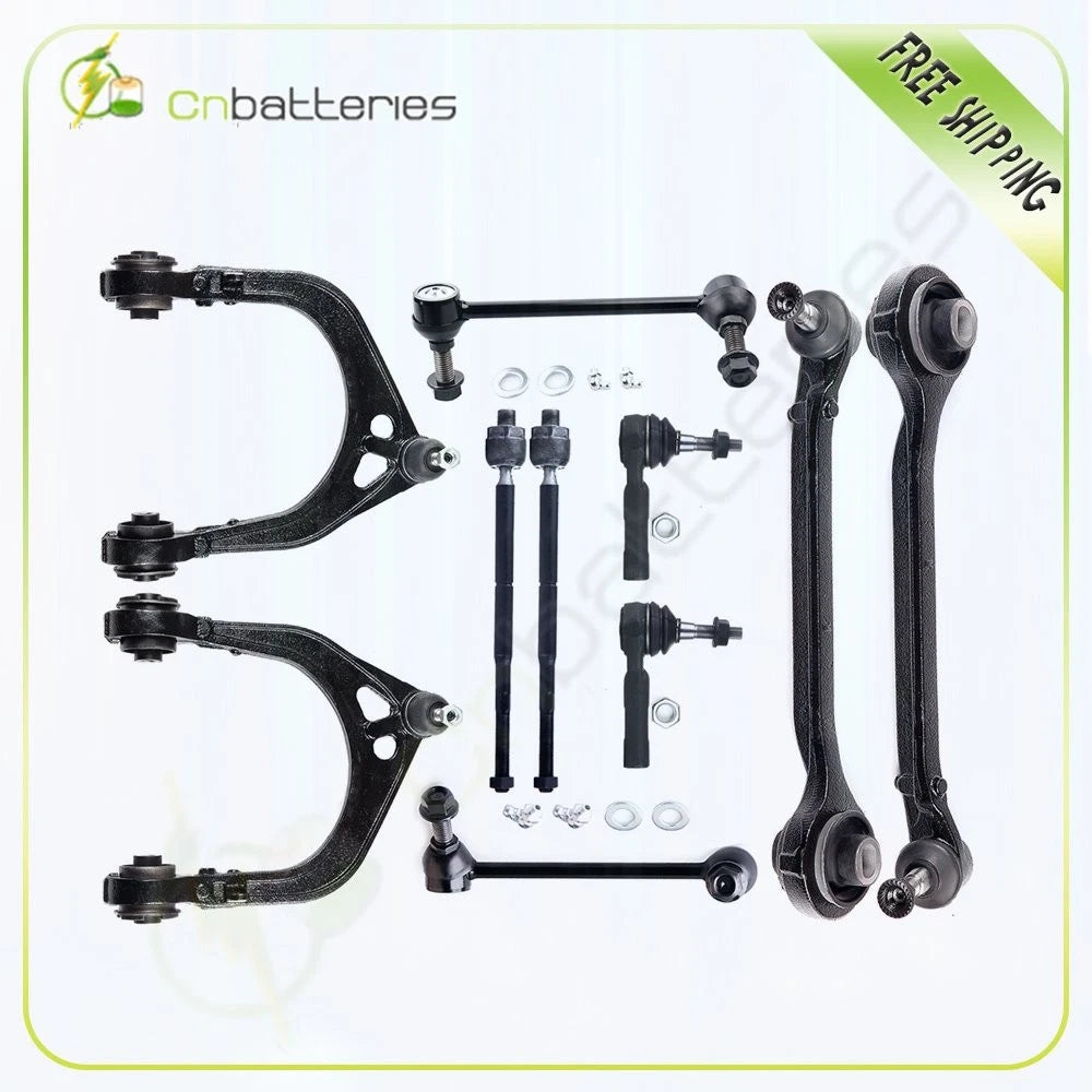 10pcs Upper & Lower Control Arm Tie Rod Sway Bar Link for Chrysler 300 (2005–2010)