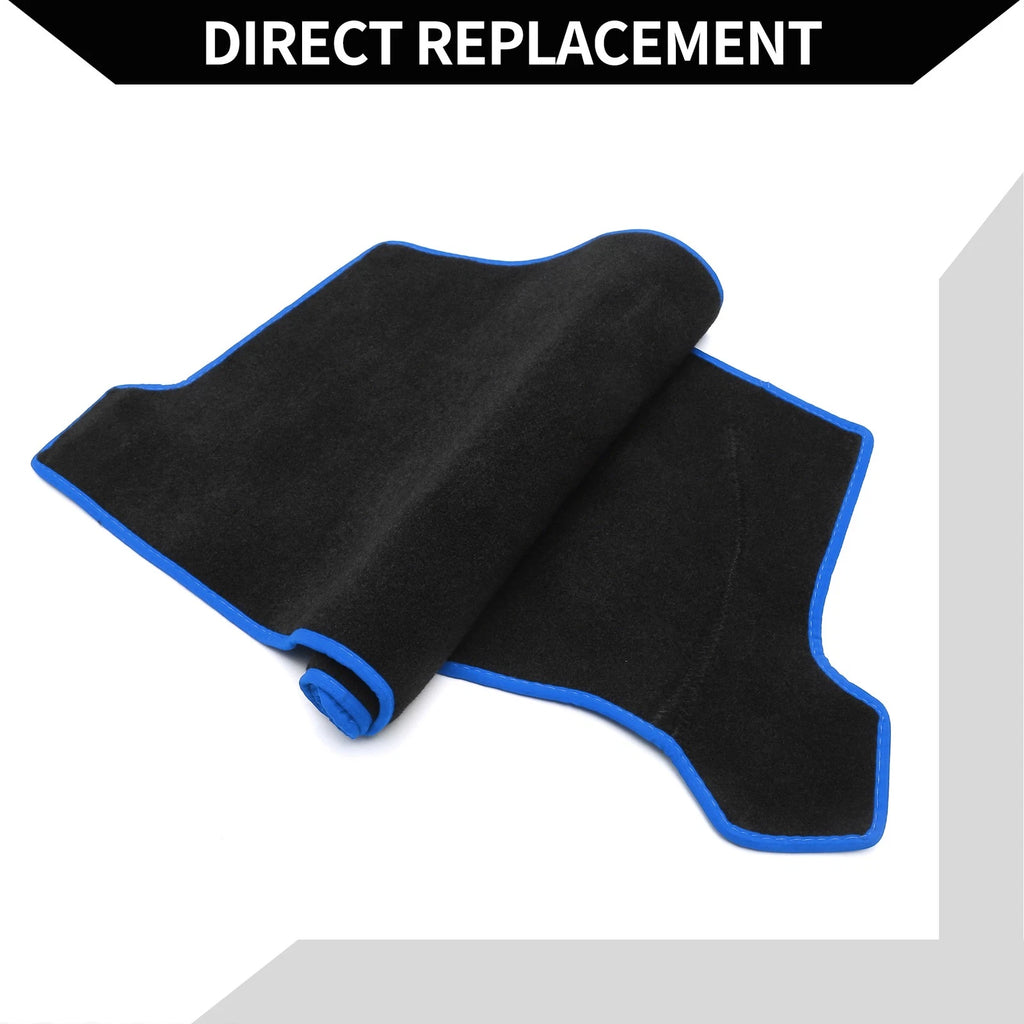 Dashboard Cover Mat for Mazda CX-5 (2016–2024) Black Blue