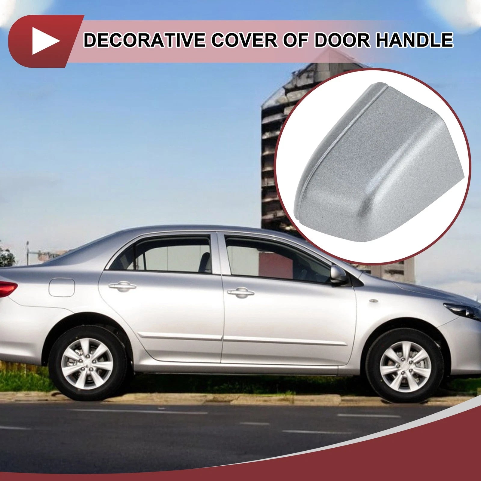Front Right Door Handle for Honda Accord (2018–2020) Silver Tone ABS