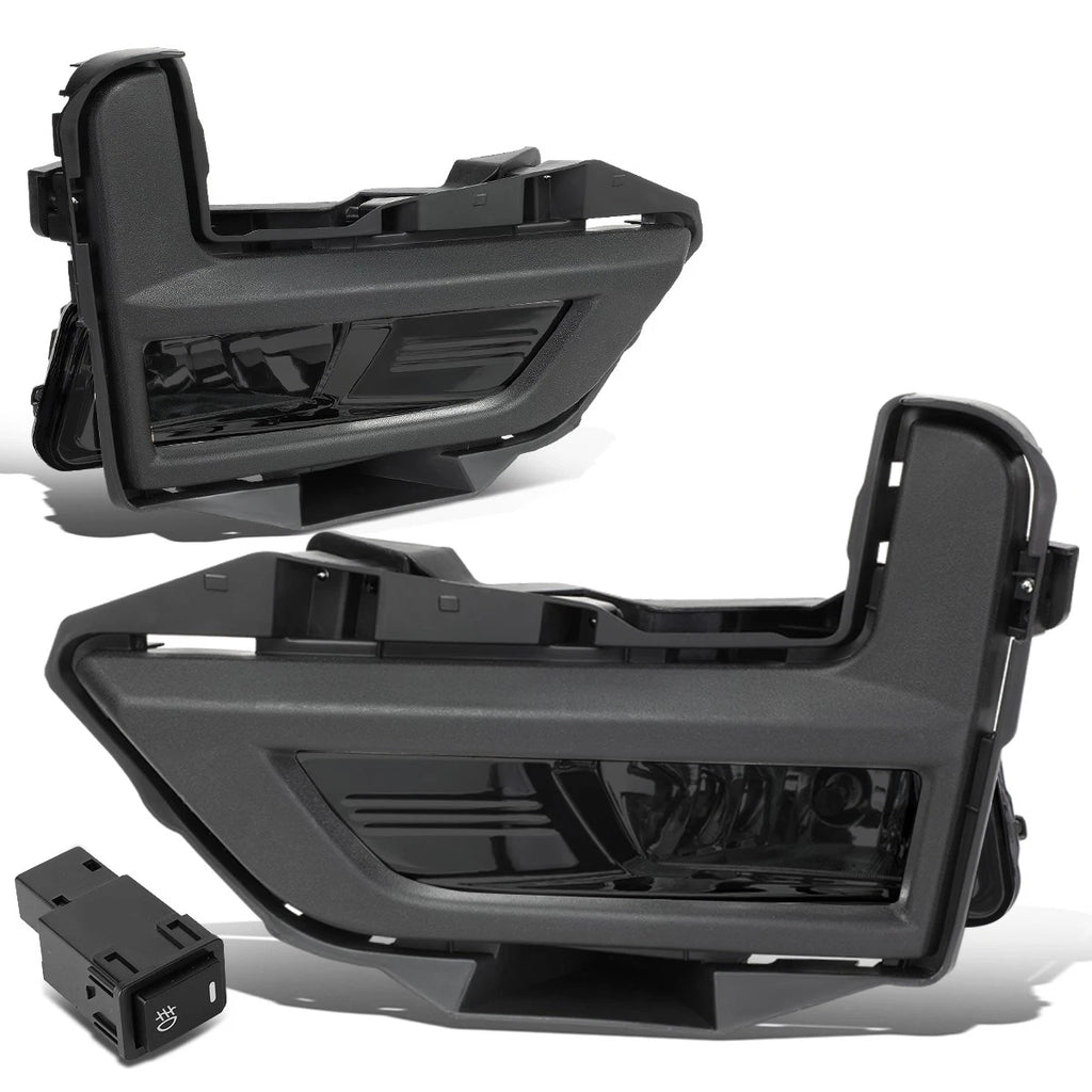 Pair of Smoked Lens Front Bumper Fog Lights for Rogue (2017–2018)
