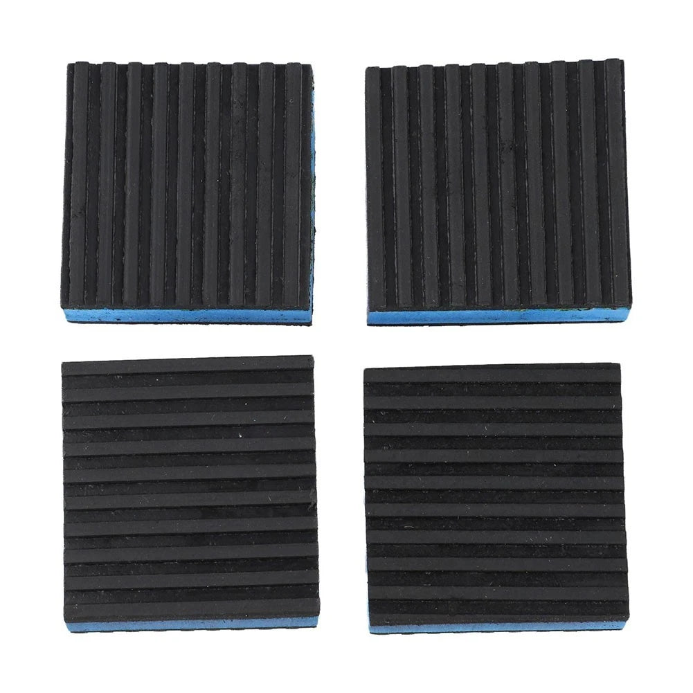 Set of 4 Rubber Eva Shock Isolation Pads for Air Compressors (120x120x22mm)