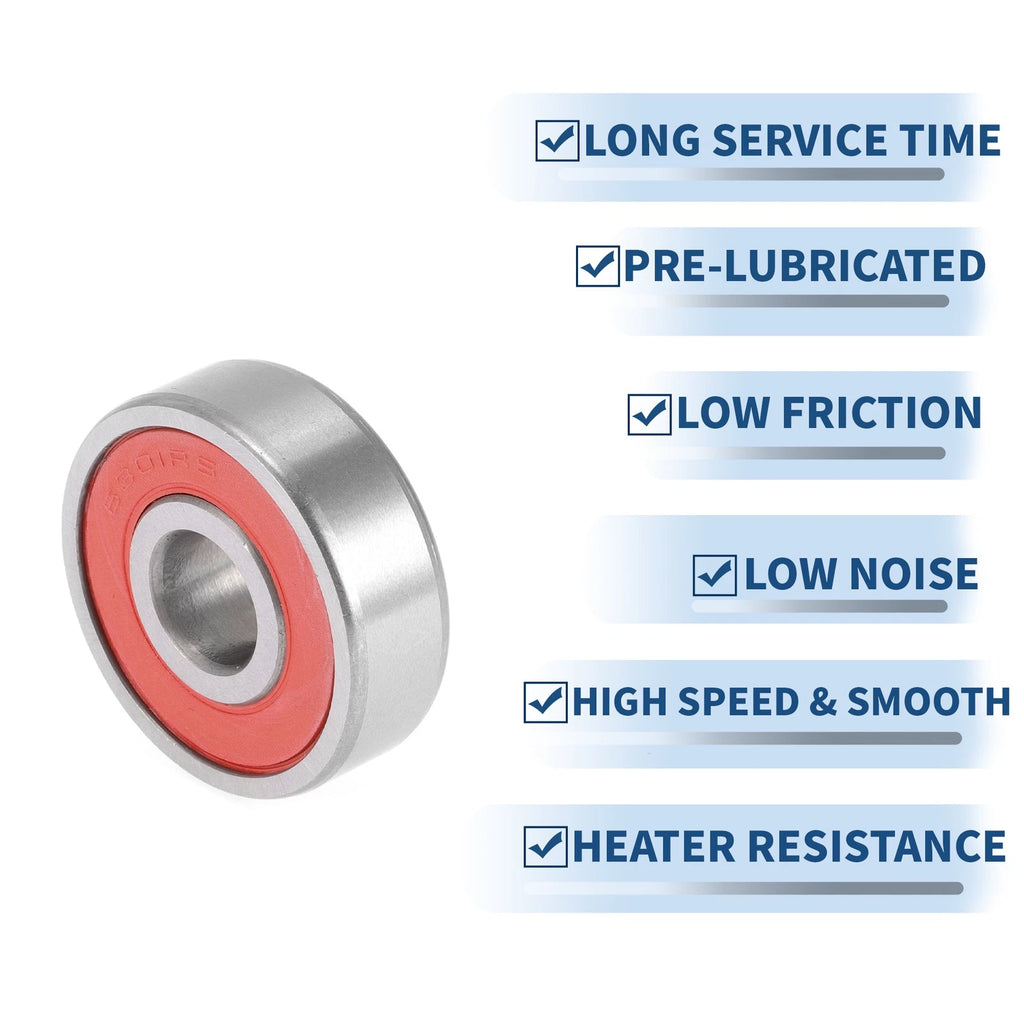 6301LLU Deep Groove Ball Bearing for Scooter Skateboard Wheel (12x37x12mm)