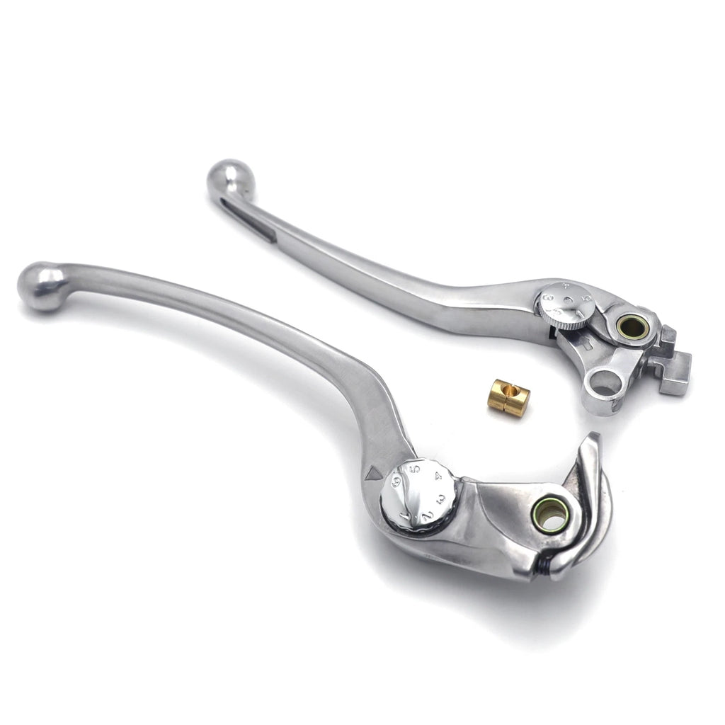 L/R Silver Brake Clutch Hand Lever for Suzuki GSX-R 1000 (2007–2008)
