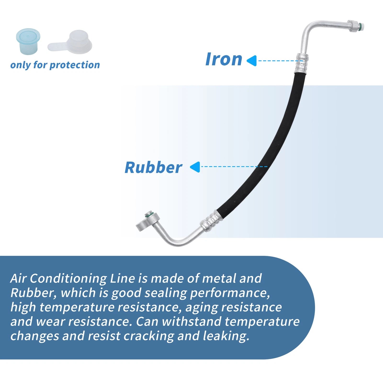 A/C Refrigerant Liquid Hose for Mercedes-Benz C300 (2008–2014) No.2048305116
