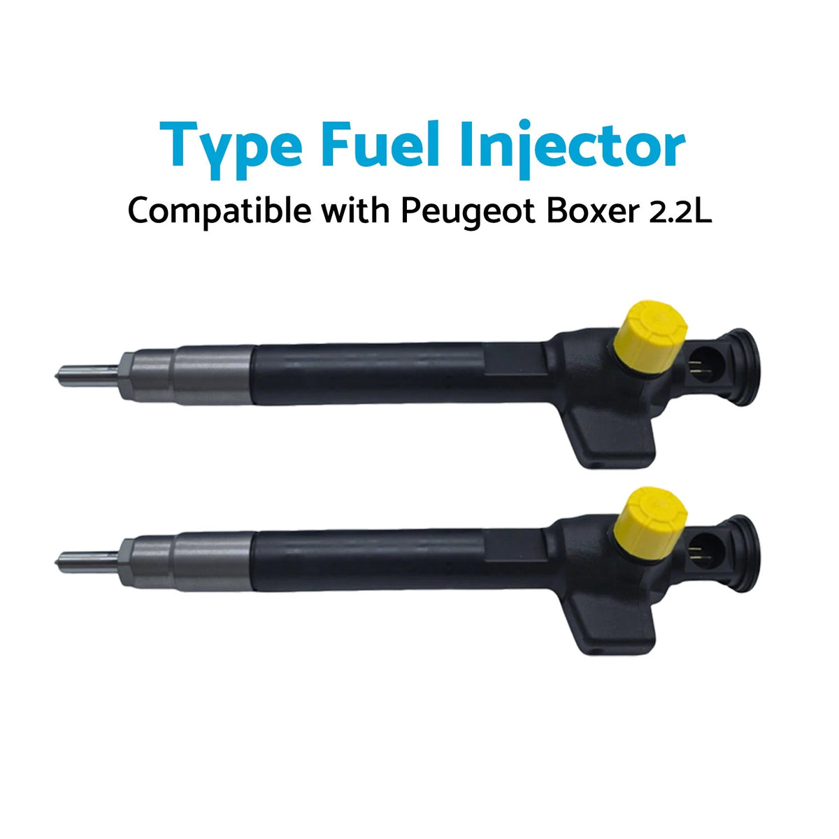 Fuel Injector Set of 2 for Citroen Peugeot 2.2 Diesel (2000–2007) 9824388280