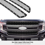 Upper Black Mesh Grille Insert for Ford F-150 King Ranch (2018-2020)