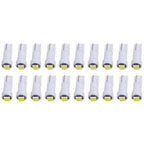 Set of 20 White T5 LED Bulbs for Gauge Cluster Lights
