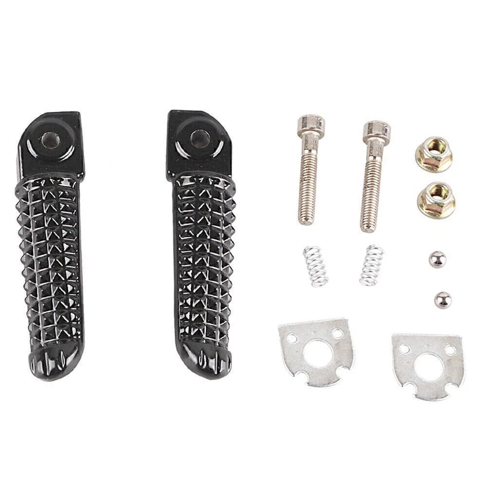 Set of 2 Rider Rear Foot Pegs for Yamaha YZF R1 (2002–2012) Black