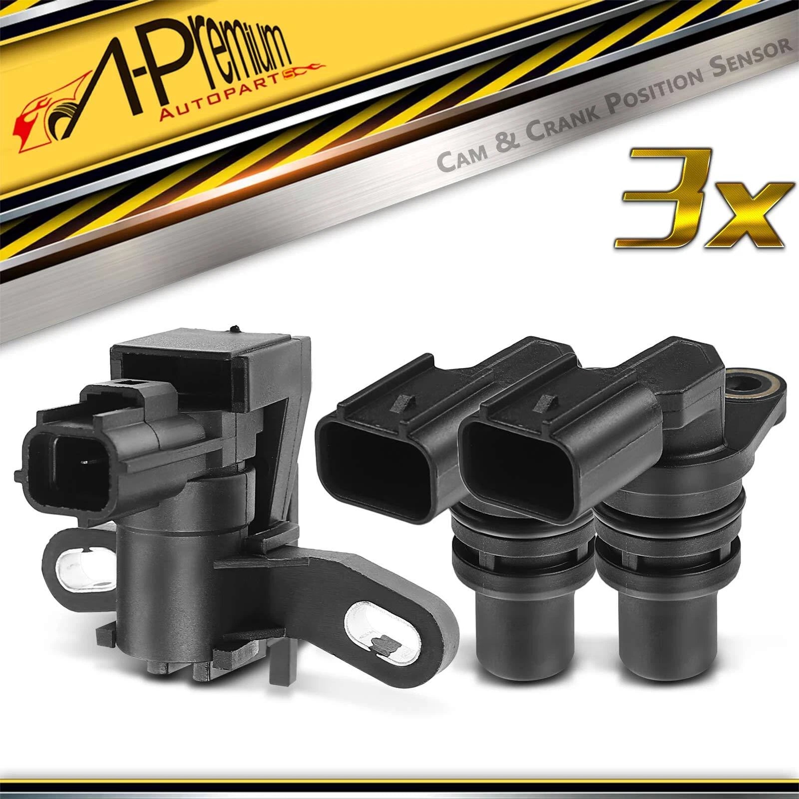 2X Camshaft & Crankshaft Position Sensor for Ford Escape Fusion (2001–2012)