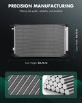 Aluminum AC Condenser for Lexus ES350 (2019–2020) & Toyota RAV4 (2019–2021)