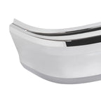 Set of 2 Chrome Front Bumper Corner End Cap Covers for Kenworth T680 (2013–2021)