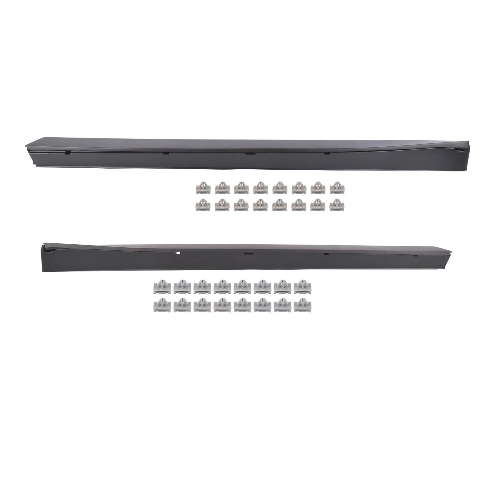 2X Front Lower Door Trim Molding for Cadillac XT5 (2017-2025) Black