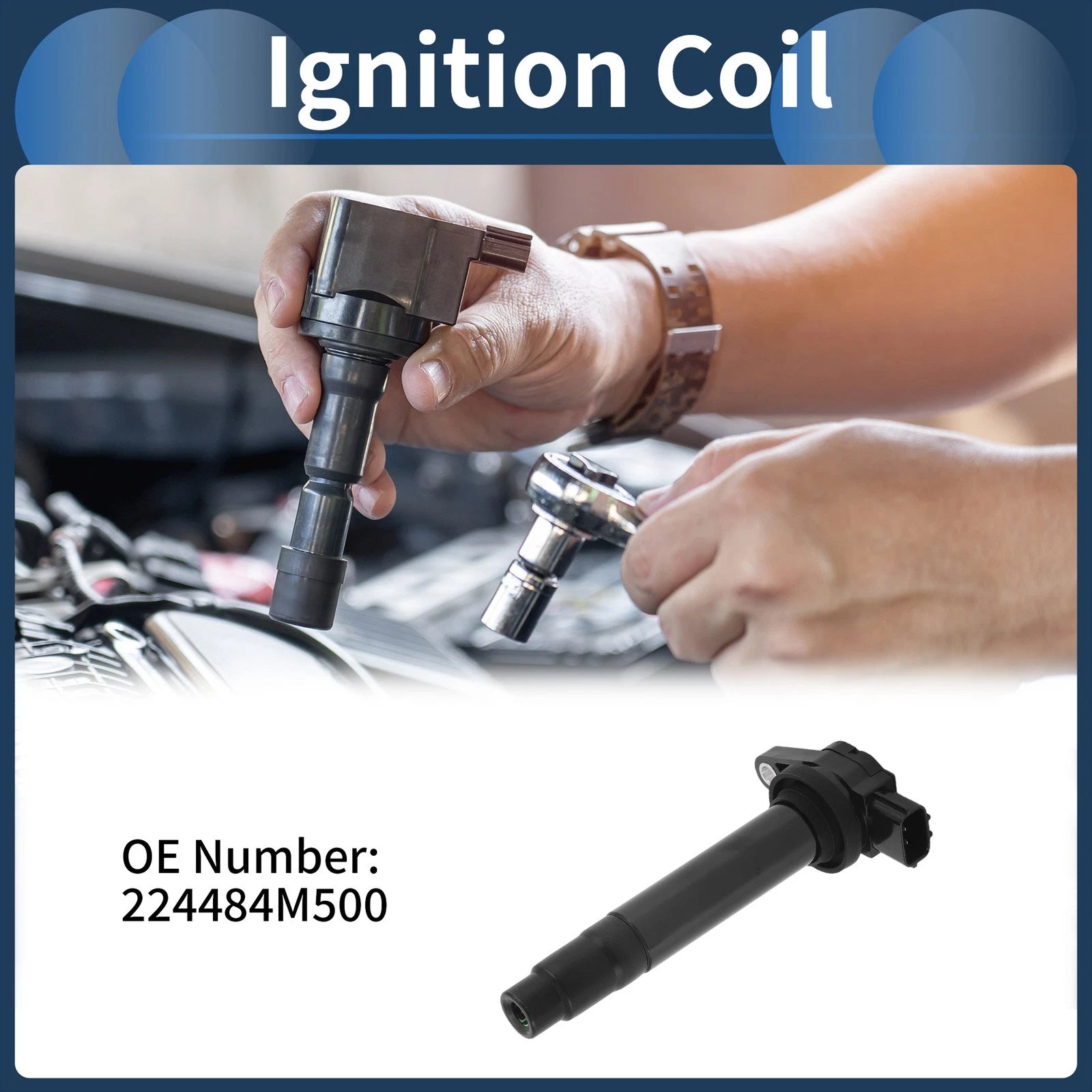 Ignition Coil Pack No. 224484M500 for Nissan Sentra (2000–2001)