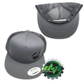 Cummins Charcoal Black Mesh Snapback Hat Cap Flat Bill