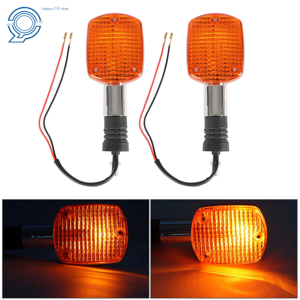 Pair of Front Turn Signal Indicators for Honda Nighthawk CB650SC CB550SC (1982–1985)