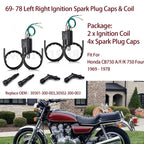 Ignition Coils & Spark Plug Caps for Honda CB750 (1975-1978)