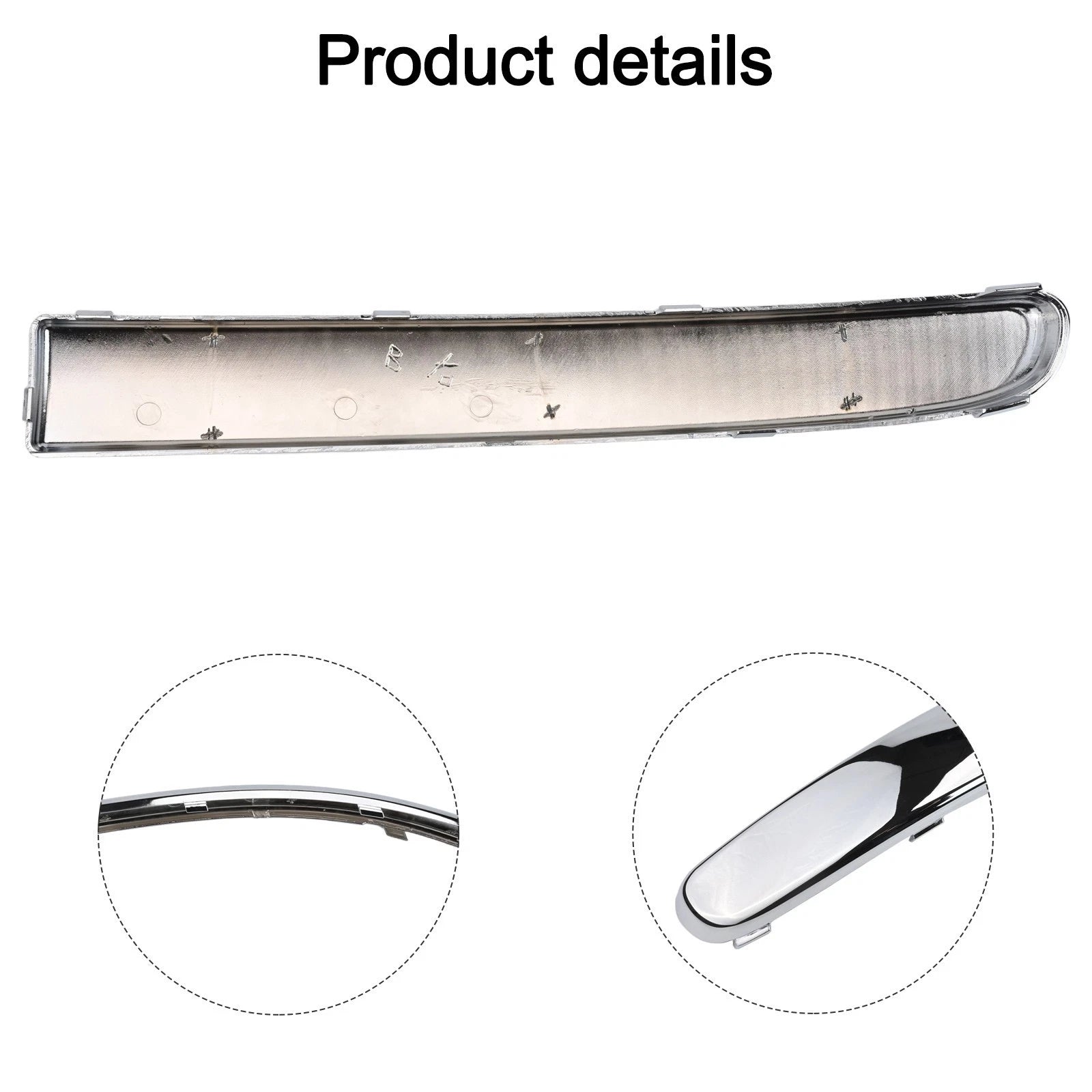 Lower Bumper Upper Grill Trim for Fiat 500 (2007–2015)