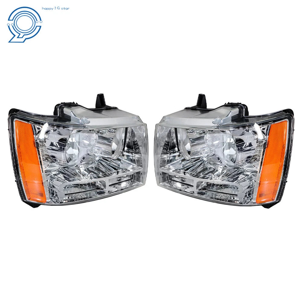 Chrome Headlights for Chevy Avalanche/Suburban/Tahoe (2007-2014)