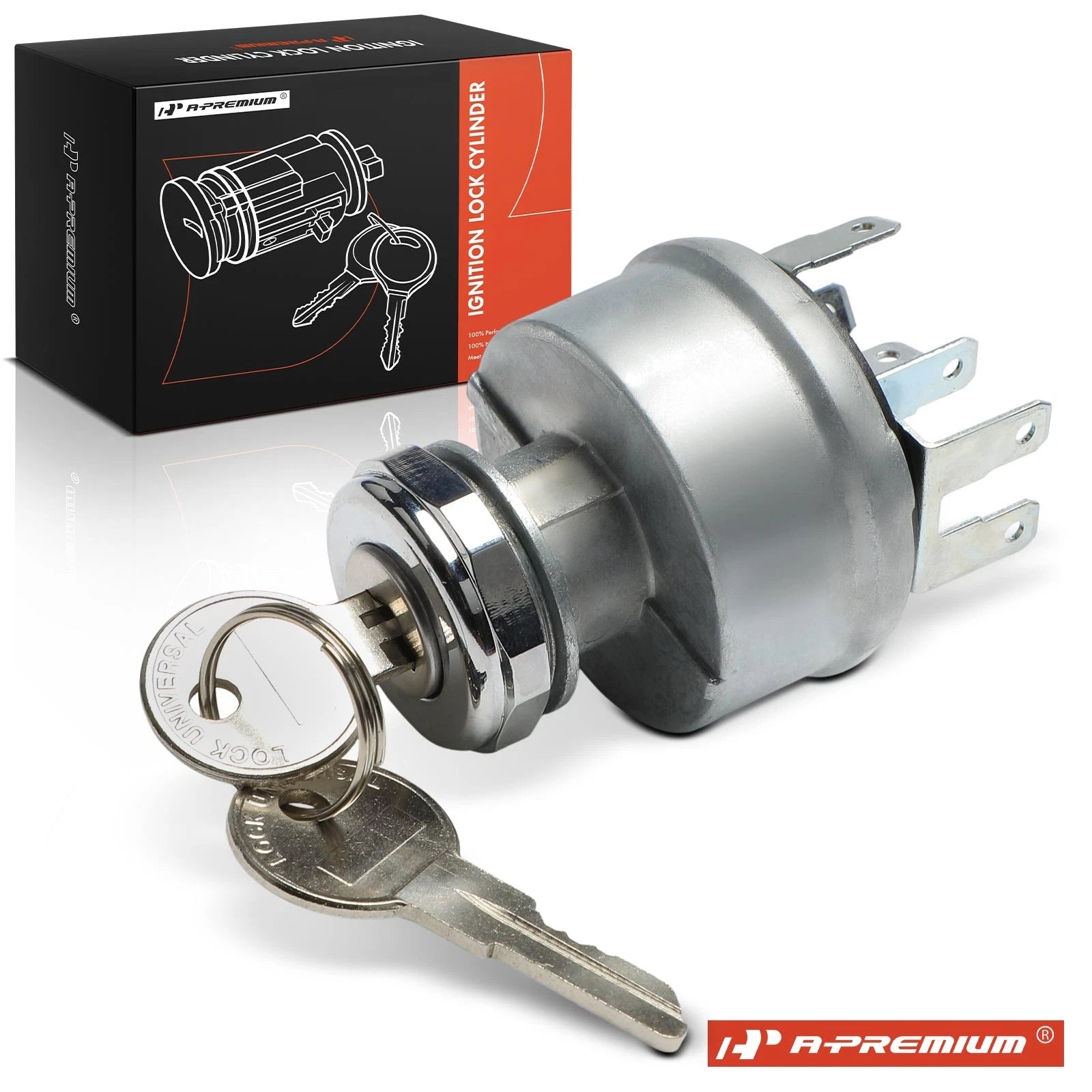 Ignition Lock Cylinder with Key for Jeep International Harvester 