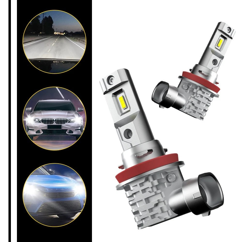 H8 LED Fog Driving Light Bulbs Kit for 6500K