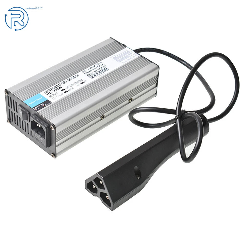 48V 5A Battery Charger for EZGO RXV Golf Cart (RXV Style Plug)