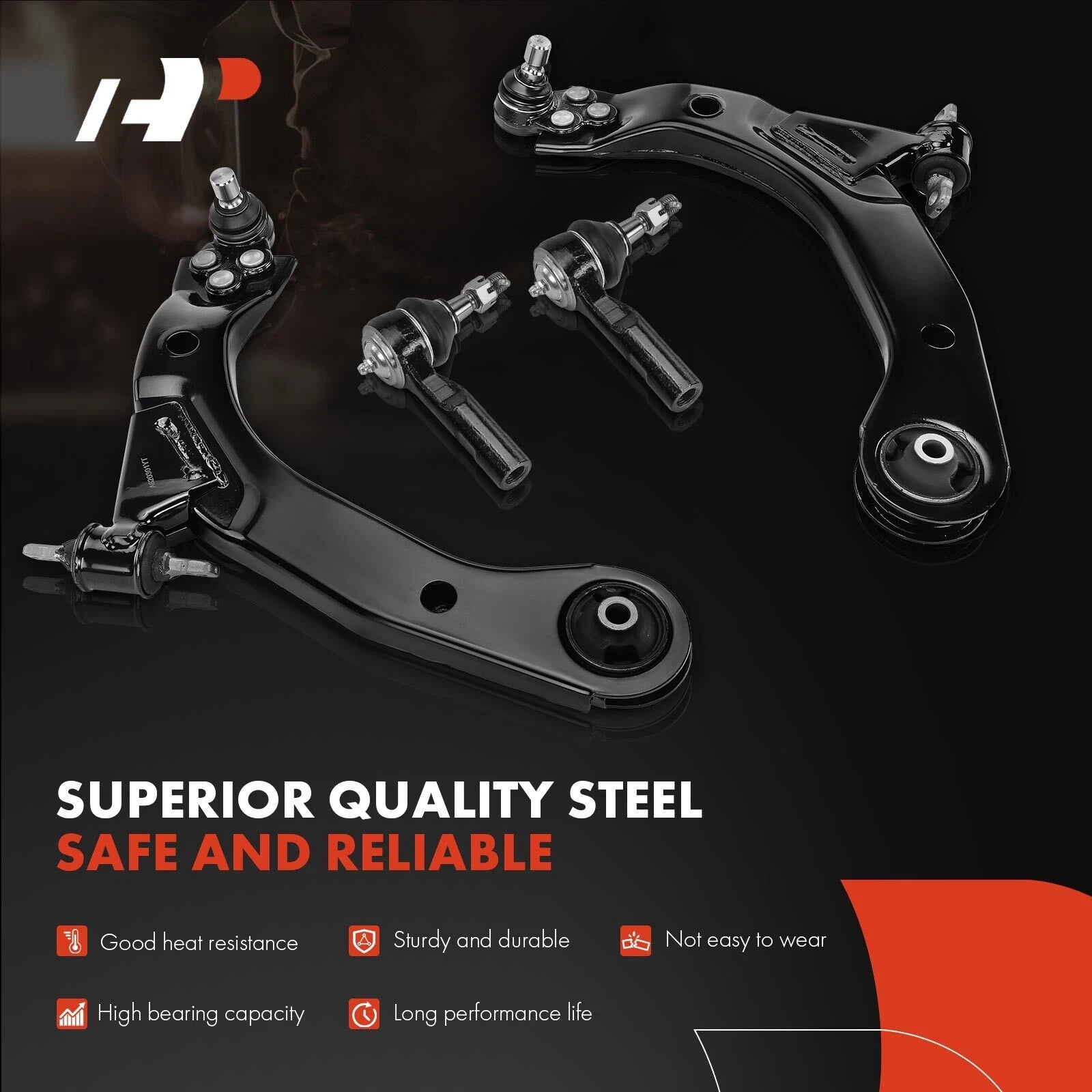 Set of 8 Front Lower Control Arms with Ball Joints for Chevy Saturn