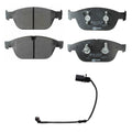 Hella Front Low-Met Disc Brake Pad w/Sensor for Audi SQ5 (2014–2017)