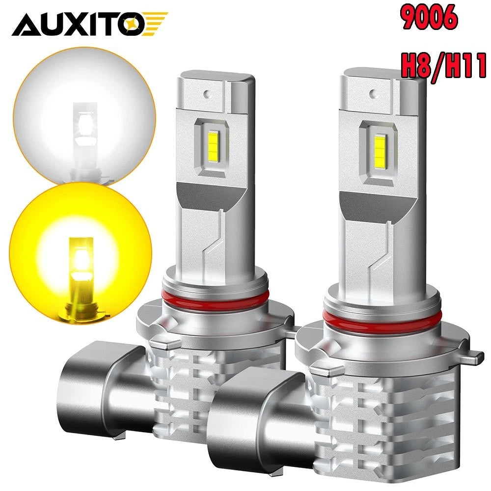 AUXITO 9005/9006/H10/H8 LED Foglight Bulb Kit for High/Low Beam