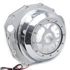 Chrome Yellow Sequential LED Engine Clutch Cover for Suzuki GSXR1300 (1999–2020)