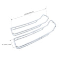 Chrome Saddlebags Lid Top Rail Guards for Harley Street Road Glide (1994–2013)