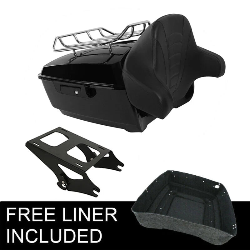 Trunk Backrest Pad for Harley Touring FLHT (2014–2026)