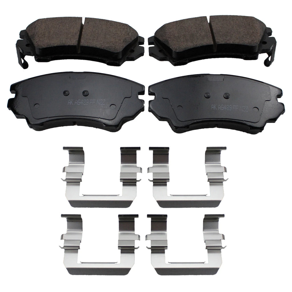 Set of 4 Akebono ProACT Ultra Premium Ceramic Front Brake Pads for Camaro Caprice (1995–1995)