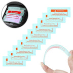 Welding Helmet Lens 110x50mm Clear Double-Sided Film