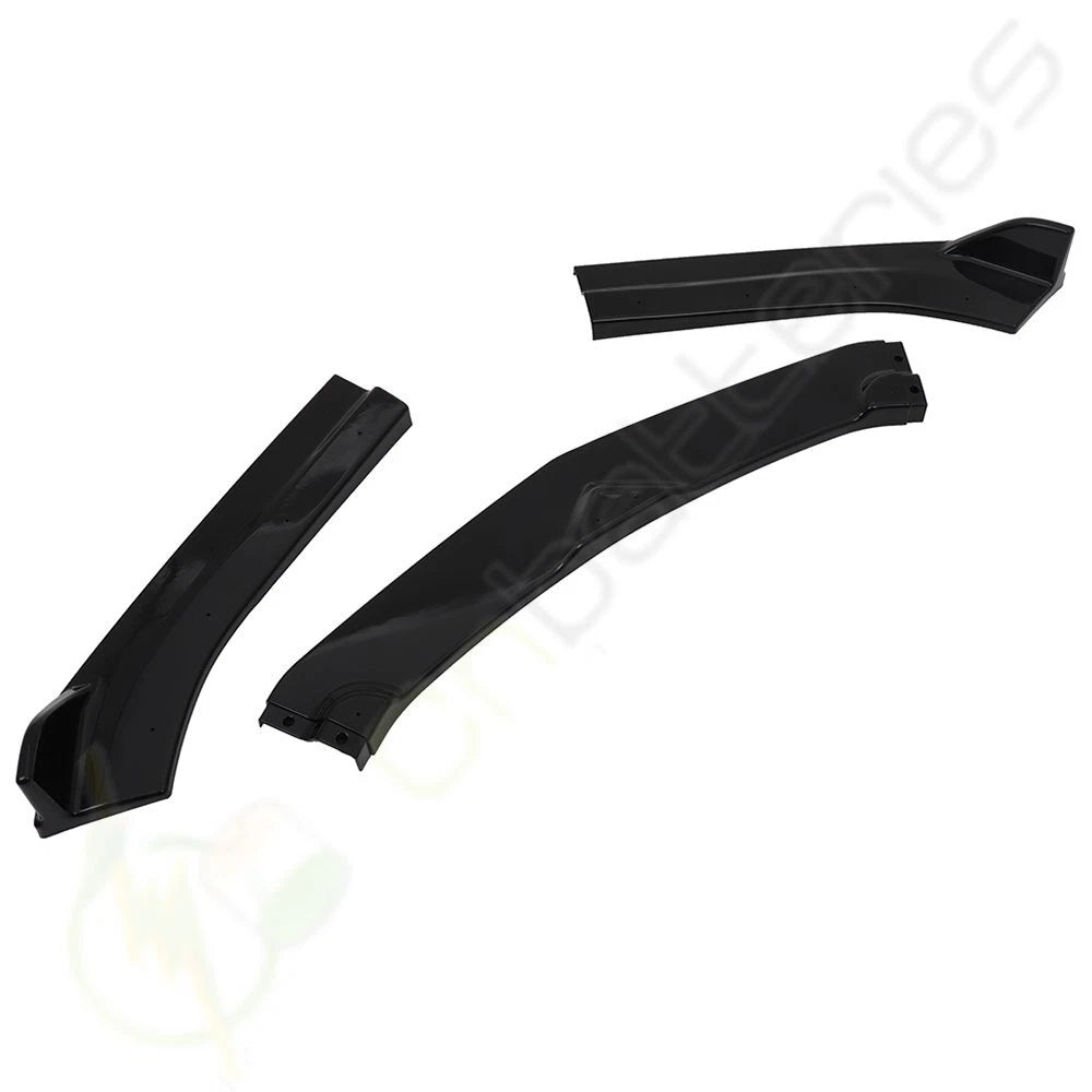 Glossy Black Front Lip Splitter for Chevrolet Camaro (2016–2018)